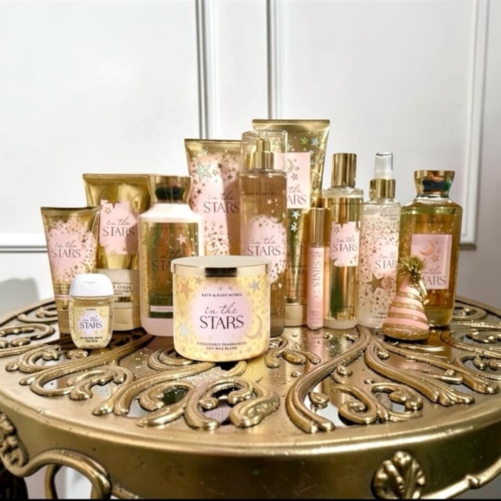 Bath & Body Works In The Stars Set - Gold, Pink
